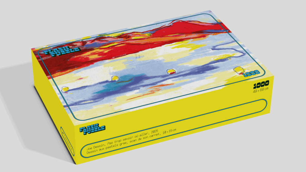 Puzzle 1'000 pièces "Pas trop savoir où aller"